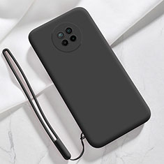 Xiaomi Redmi Note 9T 5G用360度 フルカバー極薄ソフトケース シリコンケース 耐衝撃 全面保護 バンパー YK6 Xiaomi ブラック