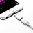 Apple iPad Air 2用Android Micro USB to Lightning USB アクティブ変換ケーブルアダプタ H01 アップル ホワイト