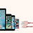 Apple iPad Mini 4用USBケーブル 充電ケーブル L05 アップル ピンク