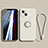 Apple iPhone 13用極薄ソフトケース シリコンケース 耐衝撃 全面保護 アンド指輪 マグネット式 バンパー G02 アップル ホワイト