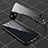 Apple iPhone 13用ケース 高級感 手触り良い アルミメタル 製の金属製 360度 フルカバーバンパー 鏡面 カバー M04 アップル ブラック