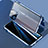 Apple iPhone 13 Pro用ケース 高級感 手触り良い アルミメタル 製の金属製 360度 フルカバーバンパー 鏡面 カバー LK3 アップル ネイビー