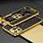 Apple iPhone 13 Pro Max用ケース 高級感 手触り良い アルミメタル 製の金属製 バンパー カバー A03 アップル ゴールド