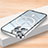 Apple iPhone 13 Pro Max用ケース 高級感 手触り良い メタル兼プラスチック バンパー Mag-Safe 磁気 Magnetic LK2 アップル シルバー