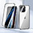 Apple iPhone 13 Pro Max用ケース 高級感 手触り良い アルミメタル 製の金属製 360度 フルカバーバンパー 鏡面 カバー LK1 アップル シルバー