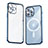 Apple iPhone 13 Pro Max用ケース 高級感 手触り良い メタル兼プラスチック バンパー Mag-Safe 磁気 Magnetic Bling-Bling LF1 アップル 