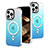 Apple iPhone 13 Pro Max用極薄ソフトケース グラデーション 勾配色 クリア透明 Mag-Safe 磁気 Magnetic アップル 