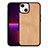 Apple iPhone 14 Plus用シリコンケース ソフトタッチラバー バタフライ パターン カバー S03 アップル オレンジ