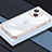 Apple iPhone 14 Plus用極薄ソフトケース シリコンケース 耐衝撃 全面保護 クリア透明 LD4 アップル ローズゴールド