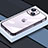 Apple iPhone 14 Plus用極薄ソフトケース シリコンケース 耐衝撃 全面保護 クリア透明 LD4 アップル パープル