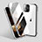 Apple iPhone 14 Pro用ケース 高級感 手触り良い アルミメタル 製の金属製 360度 フルカバーバンパー 鏡面 カバー M06 アップル シルバー