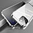 Apple iPhone 14 Pro用ケース 高級感 手触り良い アルミメタル 製の金属製 360度 フルカバーバンパー 鏡面 カバー M04 アップル シルバー