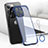 Apple iPhone 14 Pro用ハードカバー クリスタル クリア透明 H03 アップル ネイビー