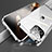 Apple iPhone 14 Pro用ケース 高級感 手触り良い アルミメタル 製の金属製 360度 フルカバーバンパー 鏡面 カバー M05 アップル シルバー