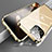 Apple iPhone 14 Pro用ケース 高級感 手触り良い アルミメタル 製の金属製 360度 フルカバーバンパー 鏡面 カバー M05 アップル ゴールド