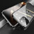 Apple iPhone 14 Pro用ケース 高級感 手触り良い アルミメタル 製の金属製 360度 フルカバーバンパー 鏡面 カバー M05 アップル ブラック