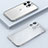 Apple iPhone 14 Pro用ケース 高級感 手触り良い メタル兼プラスチック バンパー Mag-Safe 磁気 Magnetic JB1 アップル シルバー