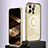 Apple iPhone 14 Pro用ケース 高級感 手触り良い メタル兼プラスチック バンパー Mag-Safe 磁気 Magnetic QC5 アップル ゴールド