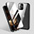 Apple iPhone 14 Pro Max用ケース 高級感 手触り良い アルミメタル 製の金属製 360度 フルカバーバンパー 鏡面 カバー M06 アップル ブラック