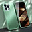 Apple iPhone 14 Pro Max用ケース 高級感 手触り良い アルミメタル 製の金属製 カバー M09 アップル グリーン