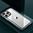 Apple iPhone 14 Pro Max用ケース 高級感 手触り良い アルミメタル 製の金属製 兼シリコン カバー QC1 アップル シアン