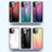 Apple iPhone 14 Pro Max用ハイブリットバンパーケース プラスチック 鏡面 虹 グラデーション 勾配色 カバー M01 アップル 
