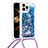 Apple iPhone 14 Pro Max用シリコンケース ソフトタッチラバー ブリンブリン カバー 携帯ストラップ S03 アップル 