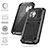 Apple iPhone 14 Pro Max用360度 フルカバー ケース 高級感 手触り良い アルミメタル 製の金属製 RJ4 アップル 