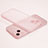 Apple iPhone 15用極薄ケース クリア透明 プラスチック 質感もマットU02 アップル ピンク