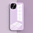 Apple iPhone 15用360度 フルカバー極薄ソフトケース シリコンケース 耐衝撃 全面保護 バンパー G01 アップル ラベンダー
