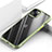 Apple iPhone 15用ハイブリットバンパーケース クリア透明 プラスチック 鏡面 カバー M03 アップル 