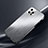 Apple iPhone 15 Pro用ケース 高級感 手触り良い アルミメタル 製の金属製 カバー M02 アップル シルバー