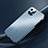 Apple iPhone 15 Pro用ケース 高級感 手触り良い アルミメタル 製の金属製 カバー M02 アップル ネイビー