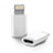 Apple iPhone 5C用Android Micro USB to Lightning USB アクティブ変換ケーブルアダプタ H01 アップル ホワイト