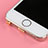 Apple iPhone 5C用アンチ ダスト プラグ キャップ ストッパー Lightning USB J05 アップル ホワイト