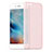 Apple iPhone 6S用極薄ケース クリア透明 質感もマット アップル ピンク