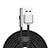 Apple iPhone 7 Plus用USBケーブル 充電ケーブル D11 アップル ブラック