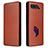 Asus ROG Phone 5s用手帳型 レザーケース スタンド カバー L02Z Asus ブラウン
