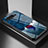 Asus ROG Phone 5s用ハイブリットバンパーケース プラスチック パターン 鏡面 カバー LS2 Asus ネイビー