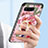 Asus ROG Phone 5s用ハイブリットバンパーケース プラスチック 鏡面 花 カバー S01 Asus 