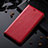 Asus ZenFone 8 Flip ZS672KS用手帳型 レザーケース スタンド カバー H02P Asus レッド