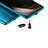 アンチ ダスト プラグ キャップ ストッパー USB-C Android Type-Cユニバーサル H03 ブラック