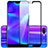 Huawei Honor 10用強化ガラス フル液晶保護フィルム F05 ファーウェイ ブラック