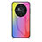 Huawei Honor Magic6 Lite 5G用ハイブリットバンパーケース プラスチック 鏡面 虹 グラデーション 勾配色 カバー LS2 ファーウェイ 