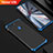 Huawei Honor V20用ケース 高級感 手触り良い メタル兼プラスチック バンパー M01 ファーウェイ ネイビー・ブラック