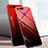 Huawei Honor V20用ハイブリットバンパーケース プラスチック 鏡面 虹 グラデーション 勾配色 カバー H01 ファーウェイ レッド