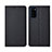Huawei Honor V30 5G用手帳型 布 スタンド H01 ファーウェイ ブラック