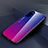 Huawei Honor V30 5G用ハイブリットバンパーケース プラスチック 鏡面 虹 グラデーション 勾配色 カバー H01 ファーウェイ ローズレッド