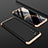 Huawei Honor V30 Pro 5G用ハードケース プラスチック 質感もマット 前面と背面 360度 フルカバー ファーウェイ ゴールド・ブラック