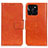Huawei Honor X8b用手帳型 レザーケース スタンド カバー N05P ファーウェイ オレンジ